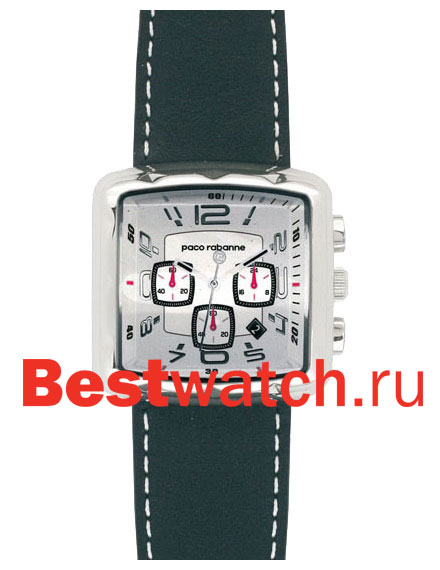 Часы Paco Rabanne Gent Leather Square PRH929_FA